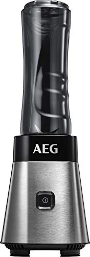 AEG SB 2700 blender (Sportsblender, 300 watt, 0,6l, inclusief 3 accessoires) rvs