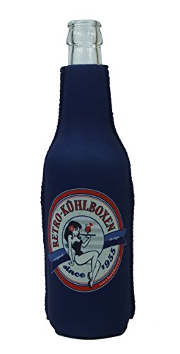 1023144 - neopreen flessenkoeler retro koelboxen.de blauw