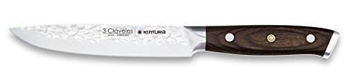 3 Claveles Kimura professioneel keukenmes, zeer licht, keukenmes, zeer robuust, 13 cm, lemmet