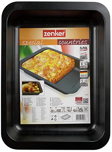 Zenker 7503 Lasagne- en ovenschaal 36,5 x 27 cm, speciale countries
