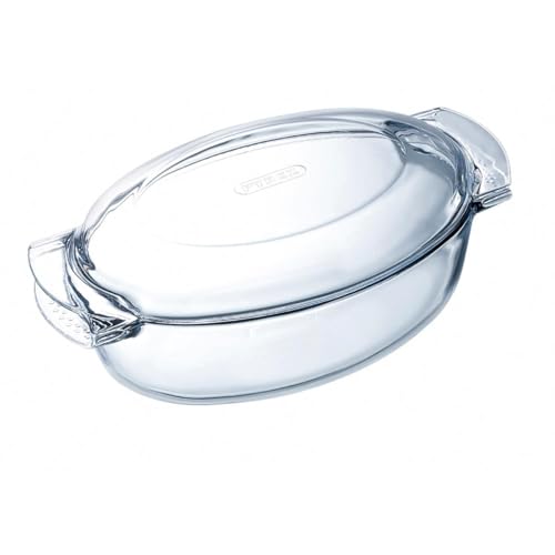 Pyrex Glazen Ovale Ovenschotel, 5,8 l