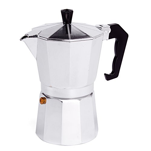 MSV espresso-apparaat espresso mokka maker koffiemaker aluminium - 6 kopjes