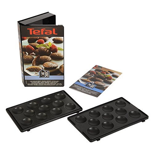 Tefal XA8012 Snack Collection, Plaat Poffertjes, nummer 12, Zwart