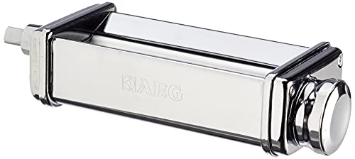 AEG AUM PR Pasta Roller voor keukenmachines (ideaal voor zelfgemaakte lasagne, cannelloni en ravioli, pastadikte regelbaar, geschikt voor o.a. AEG UltraMix KM4000, KM4400, KM54WR, roestvrij staal)