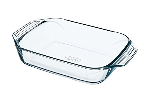 Pyrex 406B000 Ovenschaal, Borosilicaatglas, Transparant, 270.00mm x 170.00mm