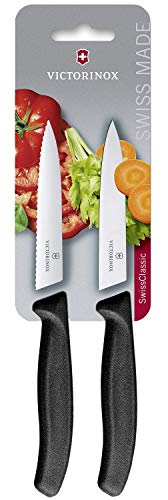 Victorinox Swiss Classic Groentemessenset, 2-delig, vaatwasmachinebestendig, roestvrij, zwart