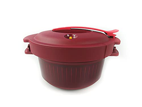 TUPPERWARE Magnetron MicroQuick snelkookpan rood micro druk micro