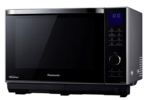 Panasonic NN-DS596MEPG Inverter magnetron met grill en hete lucht (100 watt, stoomkoker met magnetron, 27 liter) roestvrij staal-zwart