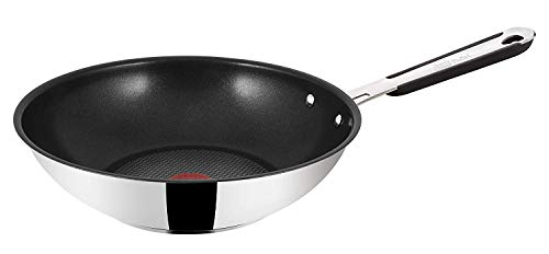 Tefal E79219 Jamie Oliver Induction Wokpan, Roestvrij Staal, 28 cm
