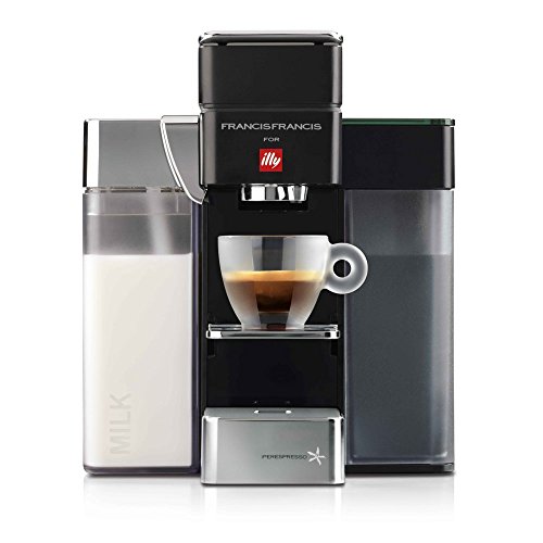 illy Francis! Y5 Milk Iperespresso capsulemachine, espresso+Coffee zwart