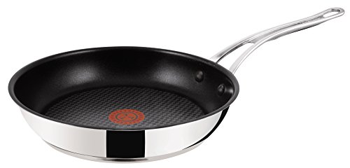 Tefal H80306 Jamie Oliver Premium Inox Induction Wave Pan (28 cm, anti-aanbaklaag) roestvrij staal