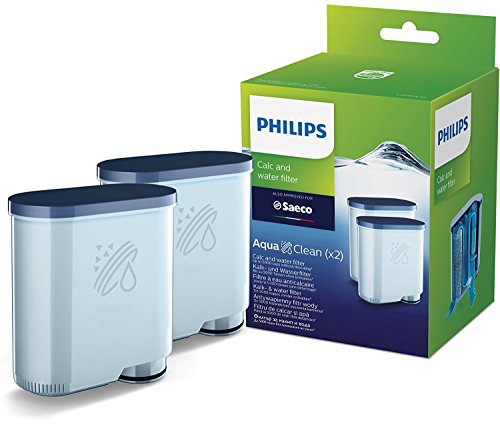 Philips Kalk- en waterfilter AquaClean - Geschikt voor Philips Espresso machines met Aquaclean functie - Verlengt Levensduur van je espressomachine - 2 stuks - CA6903/23