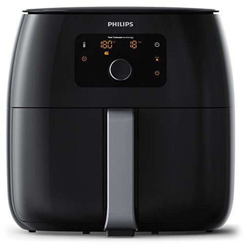 Philips Airfryer XXL - 1400 g friet - 5 tot 6 personen - tot 90% minder vet - multifunctioneel - 5 bakprogramma's - vaatwasmachinebestendig - Warmhoudmodus - incl. ingrediëntenscheider - HD9652/90