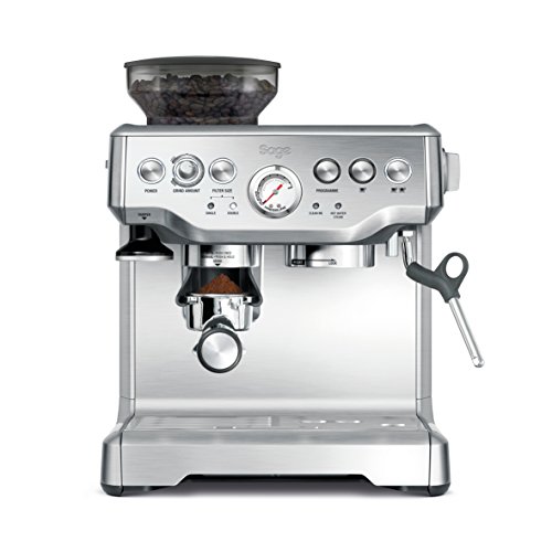 Sage Appliances SES875 the Barista Express, Espresso machine, standaard, Brushed Stainless Steel