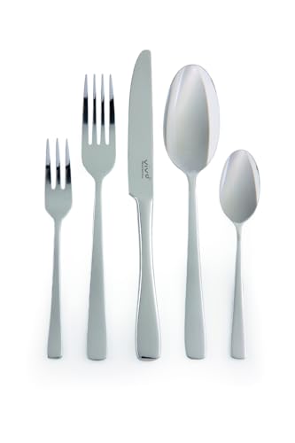 vivo by Villeroy & Boch Voice Basic tafelbestek, 30dlg., voor tot 6 personen, RVS, roestvrij, geschikt voor de vaatwasser