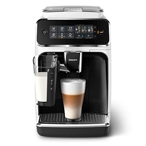 Philips Espressomachine 3200 serie - 5 koffievarianten - Touchdisplay - Automatische melkopschuimer - Perfecte temperatuur en aroma - Keramische maalschijven - EP3243/50