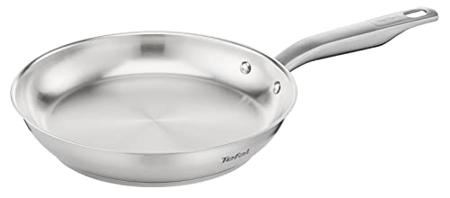 Tefal E49206 Virtuoso Koekenpan 28 cm, RVS (zonder coating) Geschikt voor alle warmtebronnen