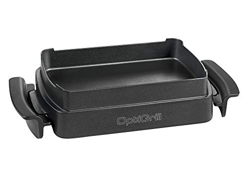 Tefal Snacking & Baking accessoire voor OptiGrill XA7258 - Gegoten aluminium anti-aanbakplaat - 1,6 L geschikt voor 2 tot 4 pers