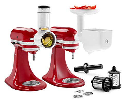 KitchenAid OMNIFOOD KIT (5KSMFGA + 5KSMFVSP + 5KSMVSA) 5KSM2FPPC, staal