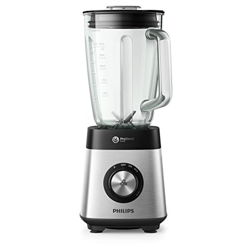 Philips Blender Viva Collection - Vaatwasmachinebestendige onderdelen - Krachtige 1000 Watt motor - Capaciteit van 2 liter - Instelbare snelheden - HR3571/90