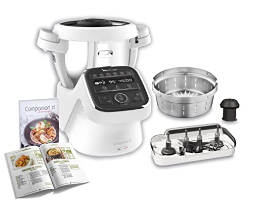 MOULINEX COMPANION XL Robotfornuis Multifunctionele kom 4.5L 12 automatische programma's Soepen Gazpacho Keukenmachine Klopper Mixer Chopper Kneder Koken Stoom 1550W HF80CB10