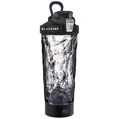 Blackube Protein Shaker - BPA vrij, Tritan, 600ml 20oz, draagbare elektrische shakerfles, oplaadbaar, elektrische blender, geschikt voor fitness mensen, zelfroerende mok, waterdicht