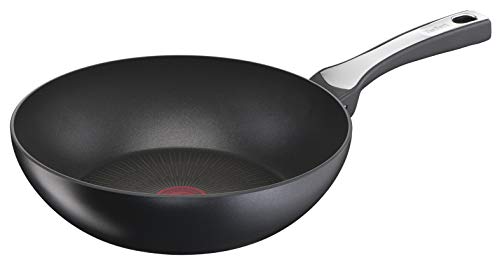 Tefal G25919 Unlimited ON wokpan 28 cm - 100% veilige coating - Extra brede bodem