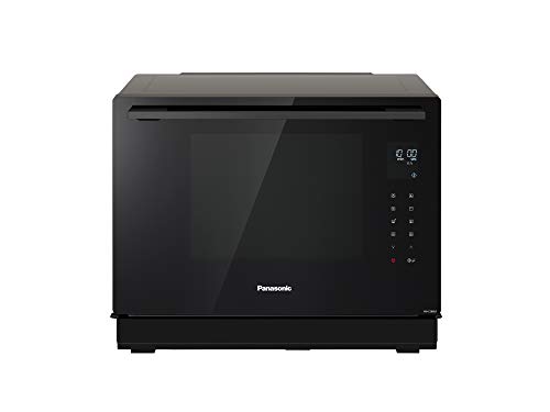 Panasonic NN-CS88LBEPG 4-in-1 stoom-combioven met stoom, magnetron, grill, convectie, inverter-technologie, 31 l, 36 automatische programma's, 2-traps koken, kindermenu, zwart antraciet