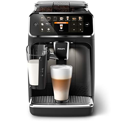 Philips Espressomachine Series 5400 - 12 Koffiespecialiteiten - Eenvoudig LatteGo melksysteem - Kleuren touchdisplay - Extra shot - 4 Gebruiksprofielen - Keramische maalschijven - EP5441/50