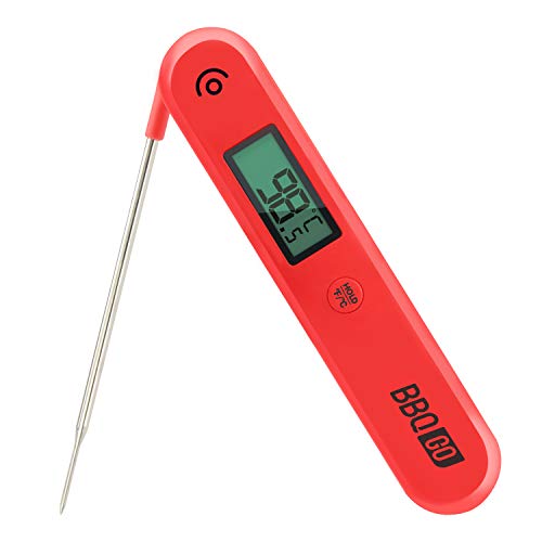 Inkbird Digitale Vleesthermometer BG-HH1C, Keukenthermometer met Opvouwbare Probe, Draadloze BBQ Thermometer voor Koken, Snoep, Bakken, Frituren