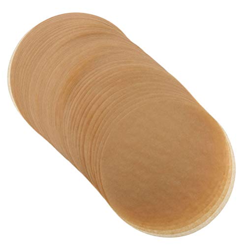 Cabilock 100 Stks 8 Inch Ronde Barbecue Papier Non-Stick Perkamentpapier Bakplaten Keuken Bakpapier Liners Voor Het Bakken Van Koekjes