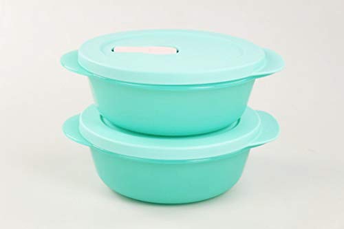 Tupperware Magnetron CrystalWave 600 ml licht turquoise Micro Crystal Wave (2) 36446