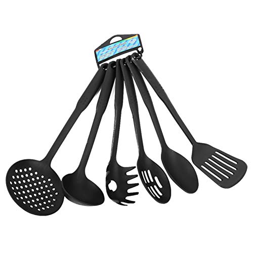 POHOVE Kookgerei Set 6 stks Hittebestendige Gift Voor Nonstick Kookgerei Keuken Gereedschap Thuis Turner Lepel Spaghetti Server Met Gaten Spatel sy Clean