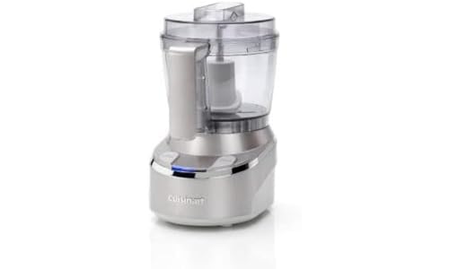 Cuisinart Draadloze Mini Prep Pro | Mini Chopper en keukenmachine | 900ml capaciteit | Oplaadbaar | Zilver | RMC100U