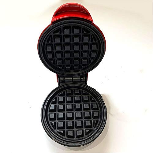 Wafel-Machine Multifunctionele Mini Children's Breakfast Machine Huishouden Multifunctionele Wafel Light Eten Handle Anti-Skid Feet Kitchen