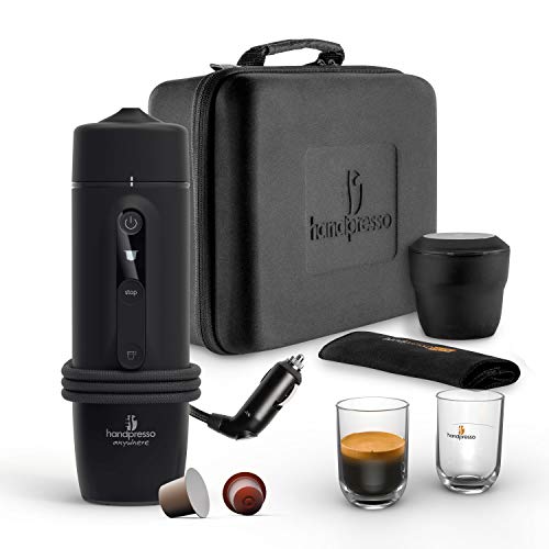 Candy 21021 Handpresso Autocapsule, set voor espresso-koffiezetapparaat, draagbaar, voor auto en vrachtwagen, 12 V/24 V, compatibel met Nespresso-capsule