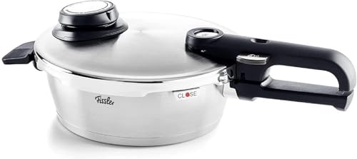Fissler Vitavit Premium/Quick Braadpan (1,8 L, Ø 18 cm) Roestvrijstalen Stoompan,4 gaarstanden, incl. Inzet - Inductie, Zilver