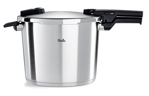 Fissler Vitaquick Premium/snelkookpan (10 L, Ø 26 cm) roestvrijstalen stoompan, 2 gaarstanden, Made in Germany - inductie