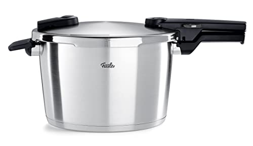 Fissler Vitaquick Premium/snelkookpan (8 L, Ø 26 cm) roestvrijstalen stoompan, 2 gaarstanden, Made in Germany - inductie