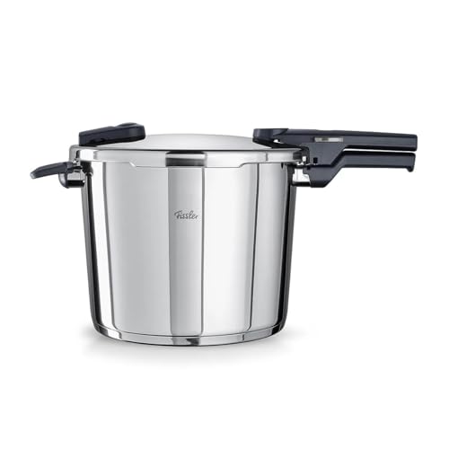 Fissler Vitaquick Snelkookpan, 10 liter, Ø 26 cm, roestvrij staal, 2 kookstanden, Made in Germany, inductie