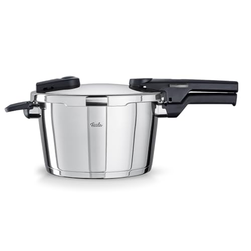 Fissler Vitaquick/snelkookpan (4,5 L, Ø 22 cm) roestvrijstalen stoompan, 2 gaarstanden, Made in Germany - inductie