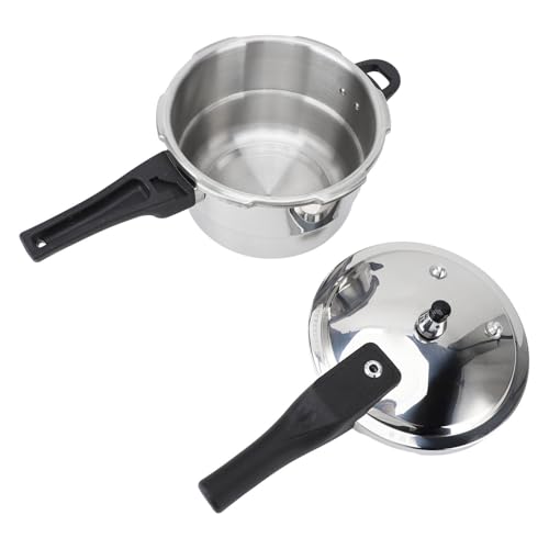 Snelkookpan, Roestvrijstalen Snelkookpan met Veiligheidsklep, Explosieveilige Snelkookpan met Stoombak (20cm)