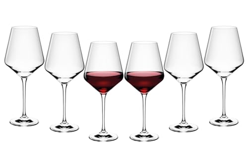 Gerlach 1760 Wijnglazen Set Van 6 Rode Wijnglazen 550 Ml Rode Wijnglas Kristal Wijnglas Vaatwasmachinebestendig Modern